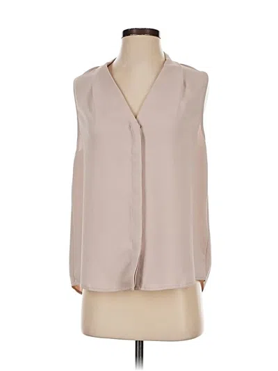 Pre-owned Babaton Sleeveless Blouse In Brown