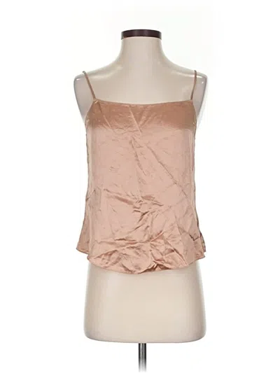 Pre-owned Babaton Sleeveless Blouse In Brown