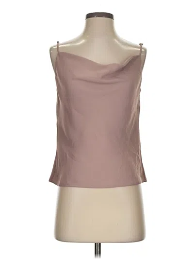 Pre-owned Babaton Sleeveless Blouse In Brown
