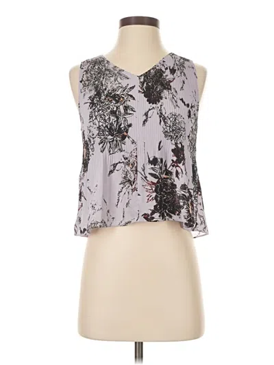 Pre-owned Babaton Sleeveless Blouse In Gray