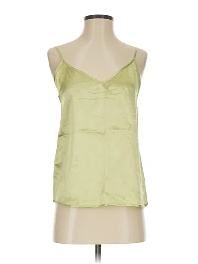 Pre-owned Babaton Sleeveless Blouse In Green