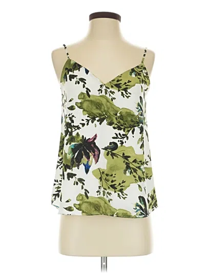 Pre-owned Babaton Sleeveless Blouse In Green