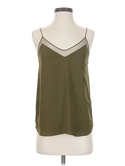 Pre-owned Babaton Sleeveless Blouse In Green