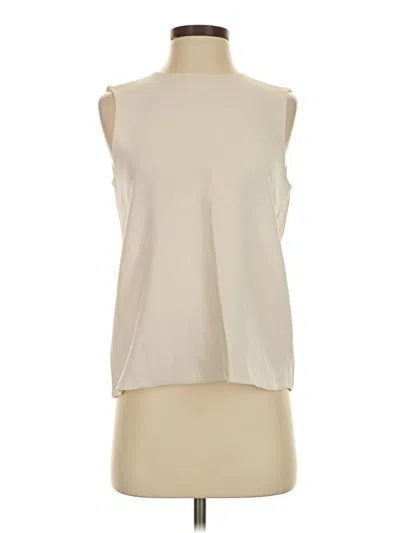 Pre-owned Babaton Sleeveless Blouse In Ivory
