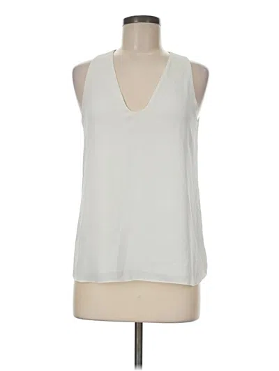 Pre-owned Babaton Sleeveless Blouse In Ivory