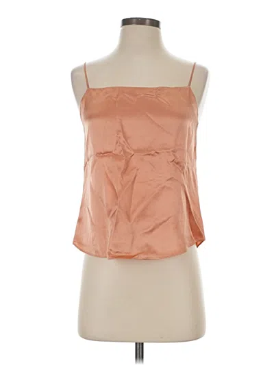 Pre-owned Babaton Sleeveless Blouse In Orange