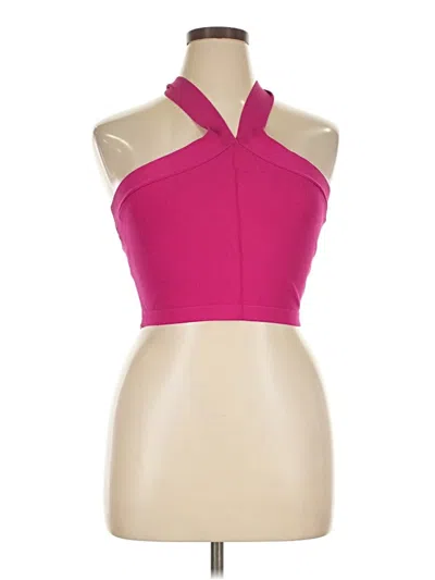 Pre-owned Babaton Sleeveless Blouse In Pink