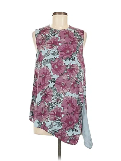 Pre-owned Babaton Sleeveless Blouse In Purple