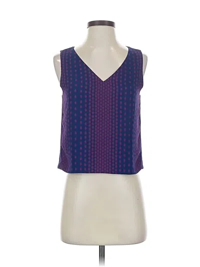 Pre-owned Babaton Sleeveless Blouse In Purple