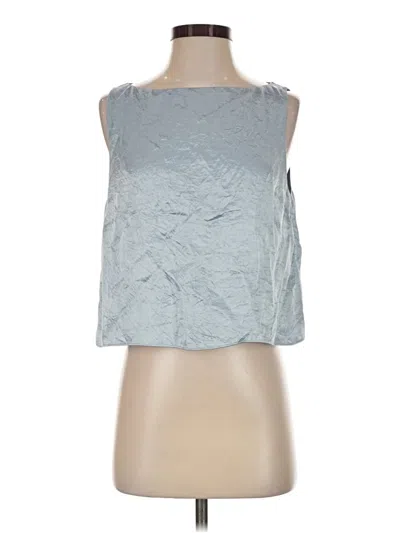 Pre-owned Babaton Sleeveless Blouse In Silver