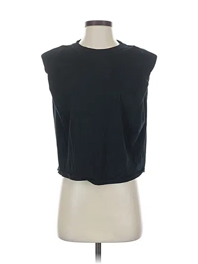 Pre-owned Babaton Sleeveless T-shirt In Black