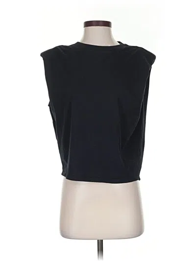 Pre-owned Babaton Sleeveless T-shirt In Black