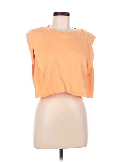 Pre-owned Babaton Sleeveless T-shirt In Orange
