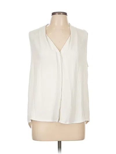 Pre-owned Babaton Sleeveless T-shirt In White