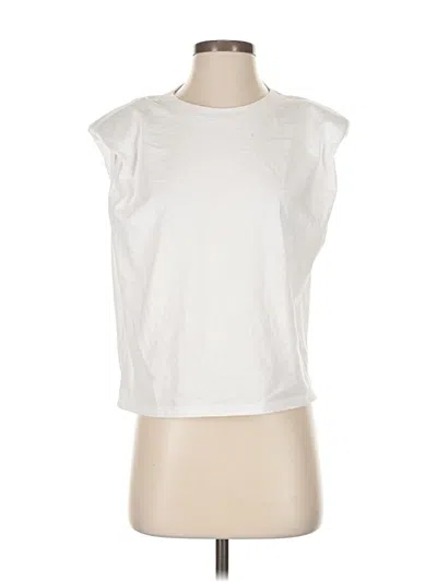 Pre-owned Babaton Sleeveless T-shirt In White
