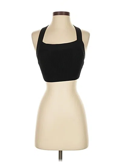 Pre-owned Babaton Sleeveless Top Black Halter Neckline Tops