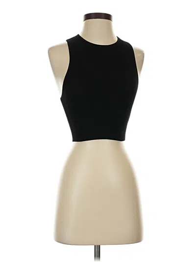 Pre-owned Babaton Sleeveless Top Black Halter Neckline Tops