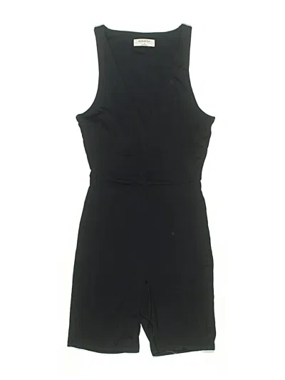 Pre-owned Babaton Sleeveless Top Black Keyhole Neckline Tops