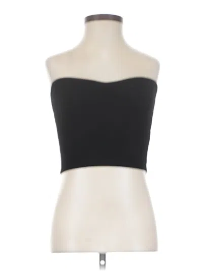 Pre-owned Babaton Sleeveless Top Black Strapless Neckline Tops