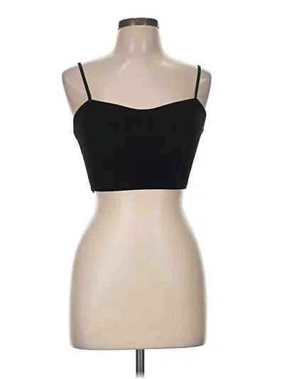 Pre-owned Babaton Sleeveless Top Black Strapless Neckline Tops