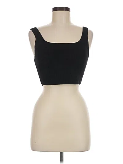 Pre-owned Babaton Sleeveless Top Black Strapless Neckline Tops