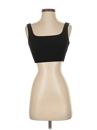 Pre-owned Babaton Sleeveless Top Black Sweetheart Neckline Tops
