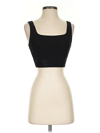 Pre-owned Babaton Sleeveless Top Black Sweetheart Neckline Tops