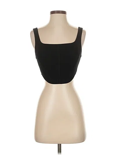 Pre-owned Babaton Sleeveless Top Black Sweetheart Neckline Tops