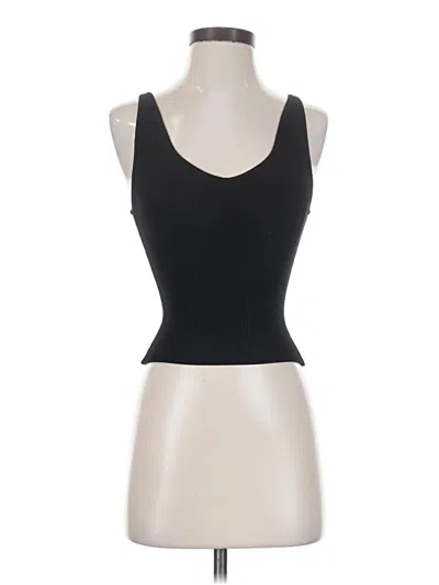 Pre-owned Babaton Sleeveless Top Black Sweetheart Neckline Tops