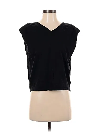 Pre-owned Babaton Sleeveless Top Black V Neck Tops