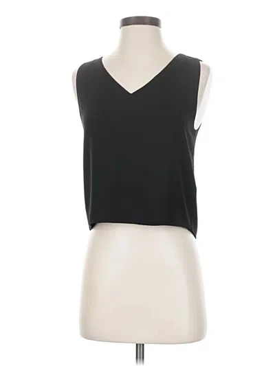 Pre-owned Babaton Sleeveless Top Black V-neck Tops