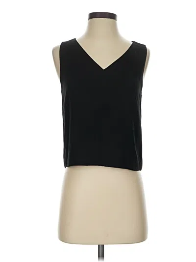 Pre-owned Babaton Sleeveless Top Black V-neck Tops