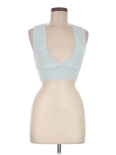 Pre-owned Babaton Sleeveless Top Blue Halter Neckline Tops