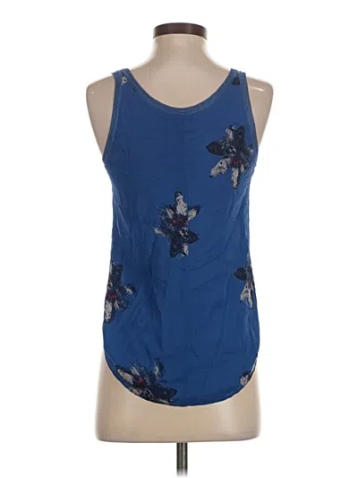 Pre-owned Babaton Sleeveless Top Blue Scoop Neck Tops