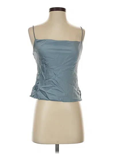 Pre-owned Babaton Sleeveless Top Blue Strapless Neckline Tops