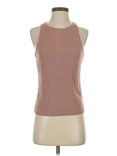 Pre-owned Babaton Sleeveless Top Brown Halter Neckline Tops