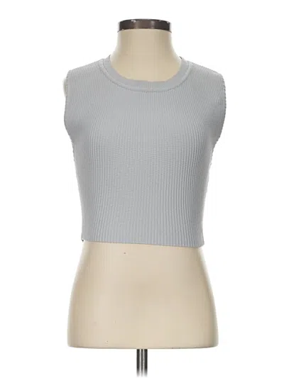 Pre-owned Babaton Sleeveless Top Gray Boatneck Tops