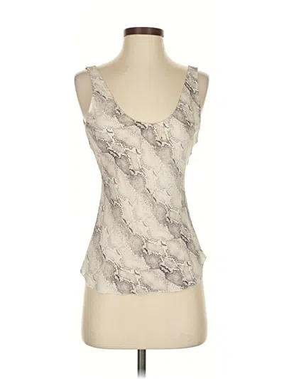 Pre-owned Babaton Sleeveless Top Gray Scoop Neck Tops