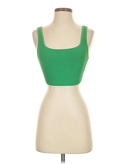 Pre-owned Babaton Sleeveless Top Green Square Neckline Tops