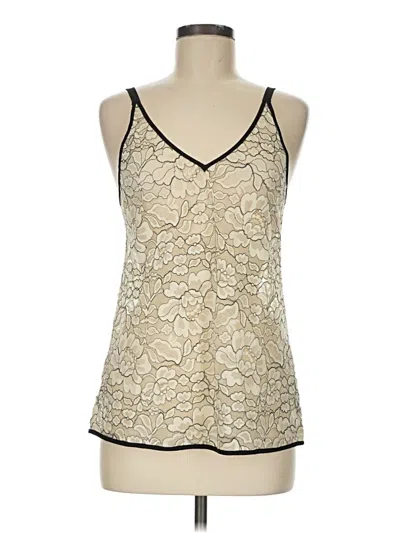 Pre-owned Babaton Sleeveless Top Ivory Halter Neckline Tops