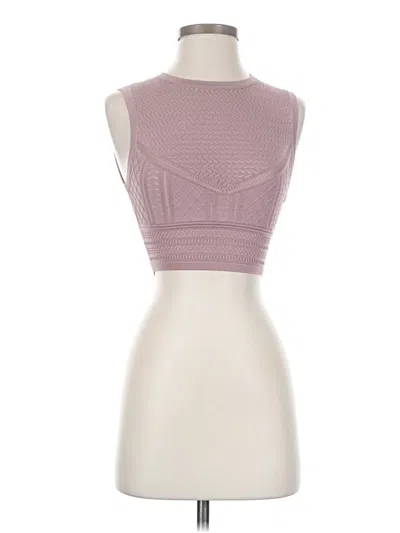 Pre-owned Babaton Sleeveless Top Pink Halter Neckline Tops
