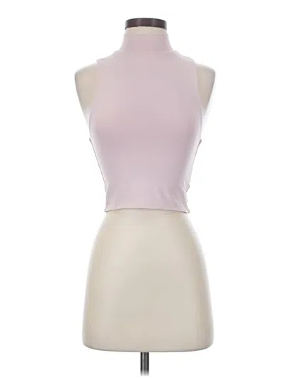 Pre-owned Babaton Sleeveless Top Pink Halter Neckline Tops