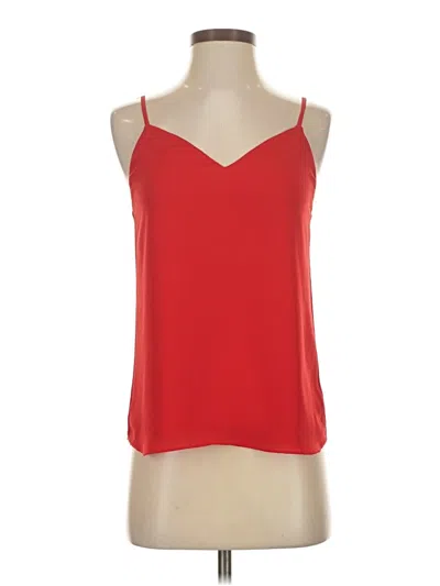 Pre-owned Babaton Sleeveless Top Red Halter Neckline Tops