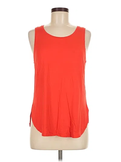 Pre-owned Babaton Sleeveless Top Red Scoop Neck Tops