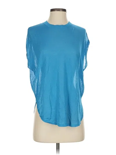 Pre-owned Babaton Sleeveless T-shirt In Blue