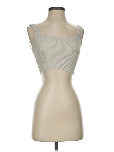 Pre-owned Babaton Sleeveless T-shirt In Brown