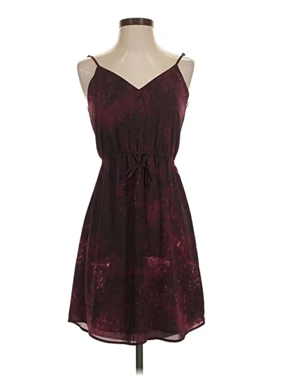 Pre-owned Babaton Sleeveless T-shirt In Burgundy