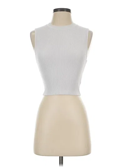 Pre-owned Babaton Sleeveless T-shirt In Ivory