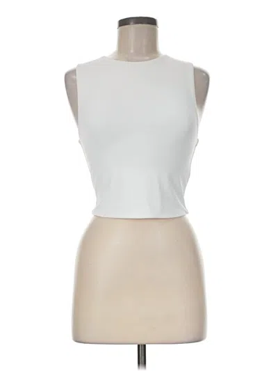 Pre-owned Babaton Sleeveless T-shirt In Ivory