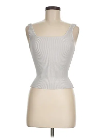 Pre-owned Babaton Sleeveless T-shirt In Silver